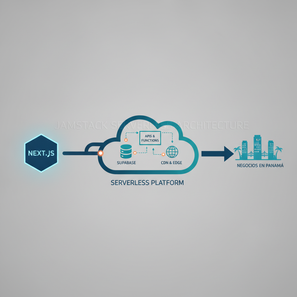 JAMstack Serverless: Next.js y Supabase para Escalar Negocios en Panamá - Arquitectura JAMstack Serverless: Next.js y Supabase para Escalabilidad Empresarial en Panamá